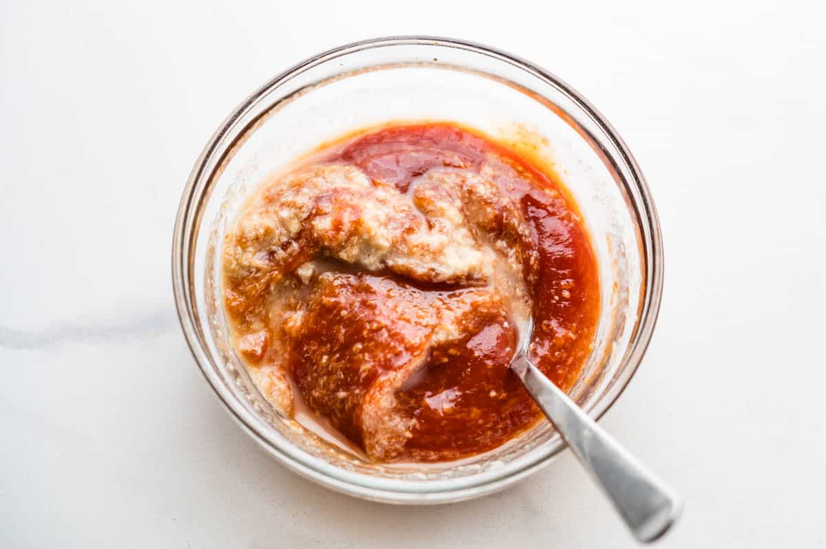 Make the cocktail sauce.