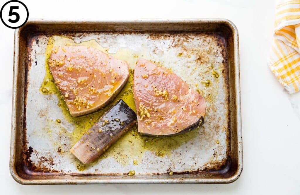 Baked Swordfish Recipe Garlic Zest