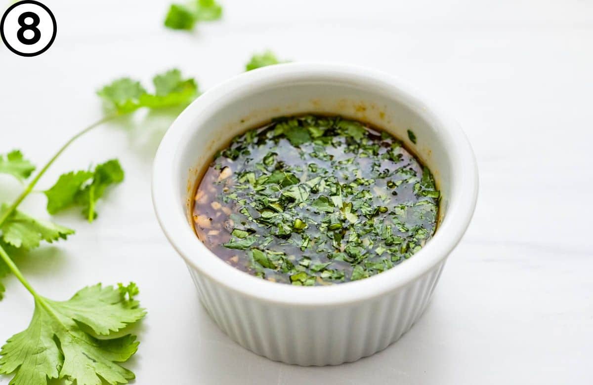 Dipping sauce.