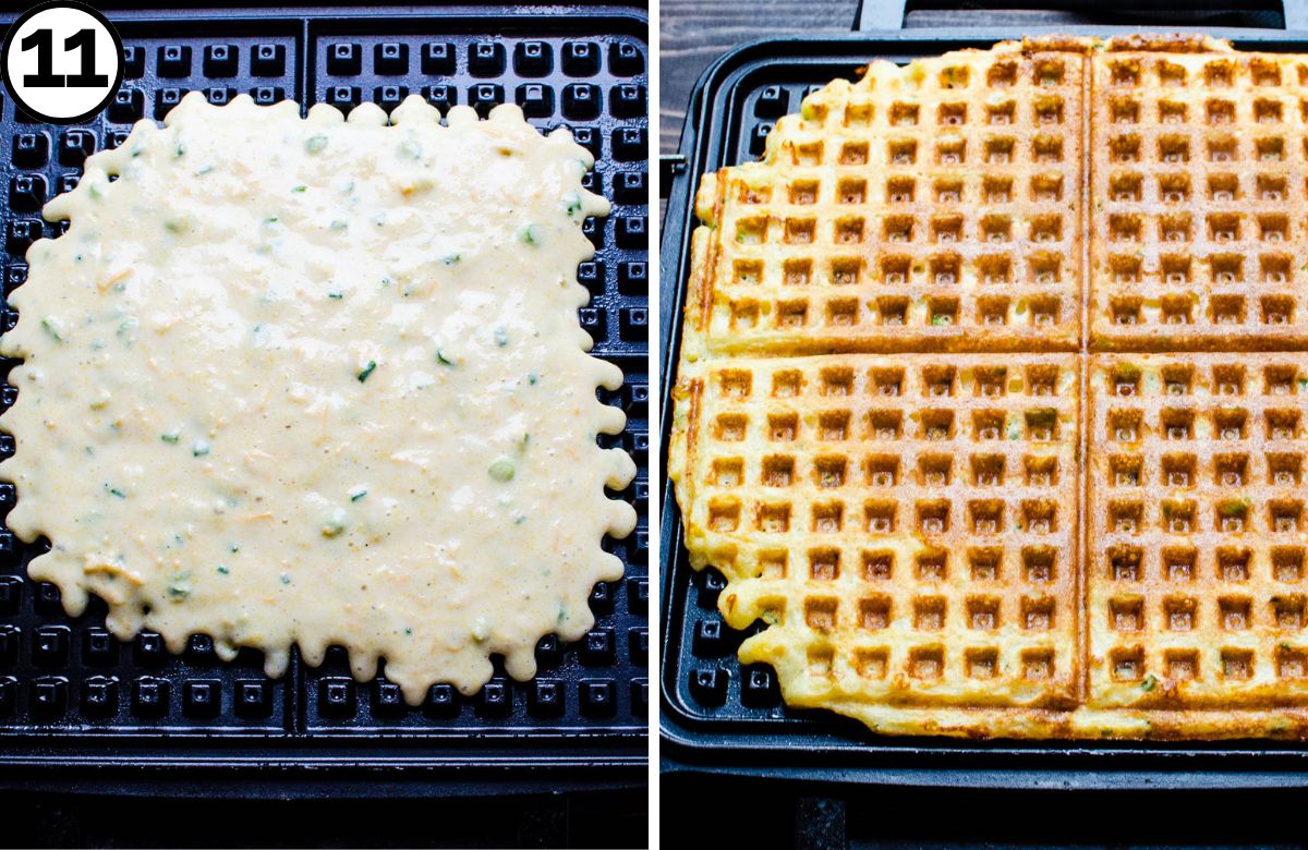 Griddle the batter.