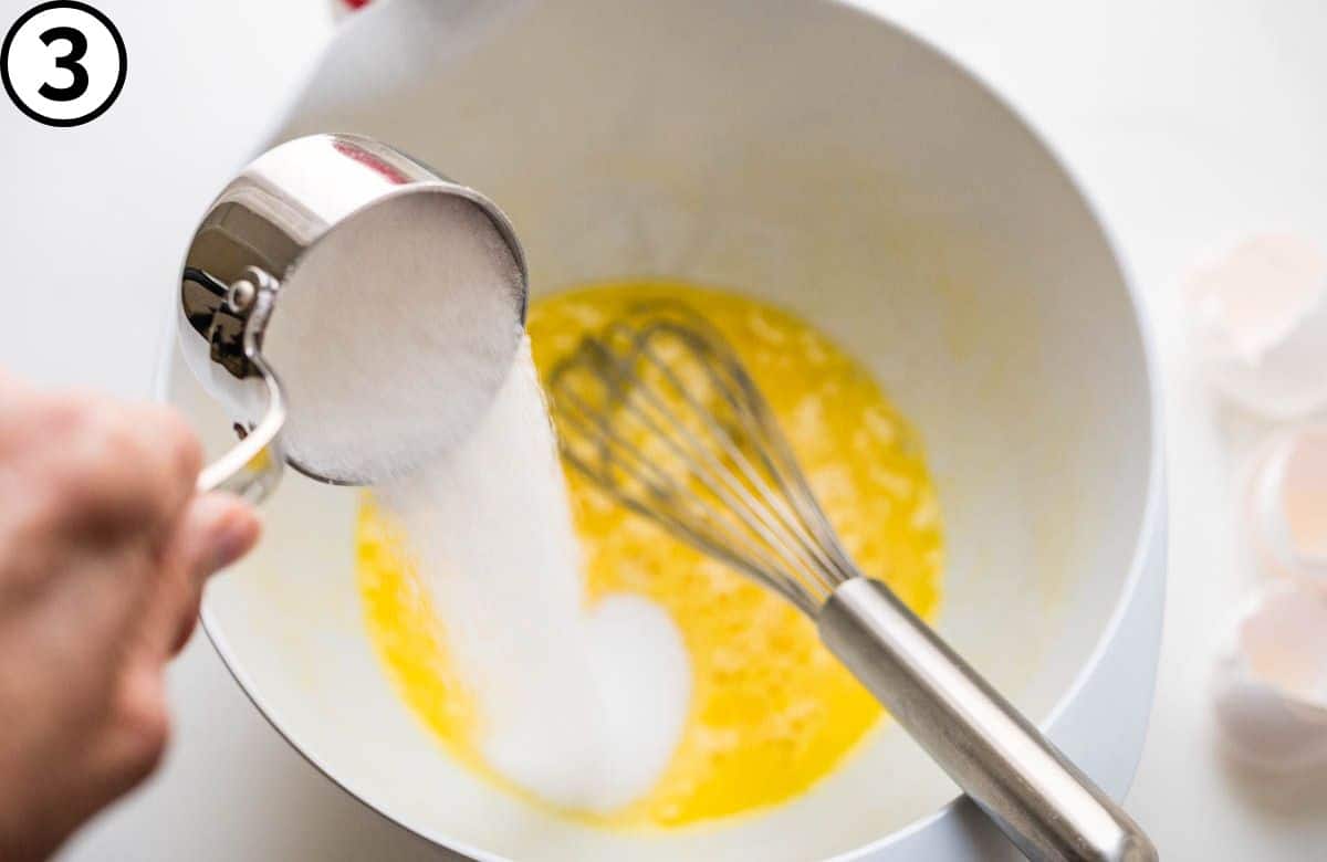Add sugar.