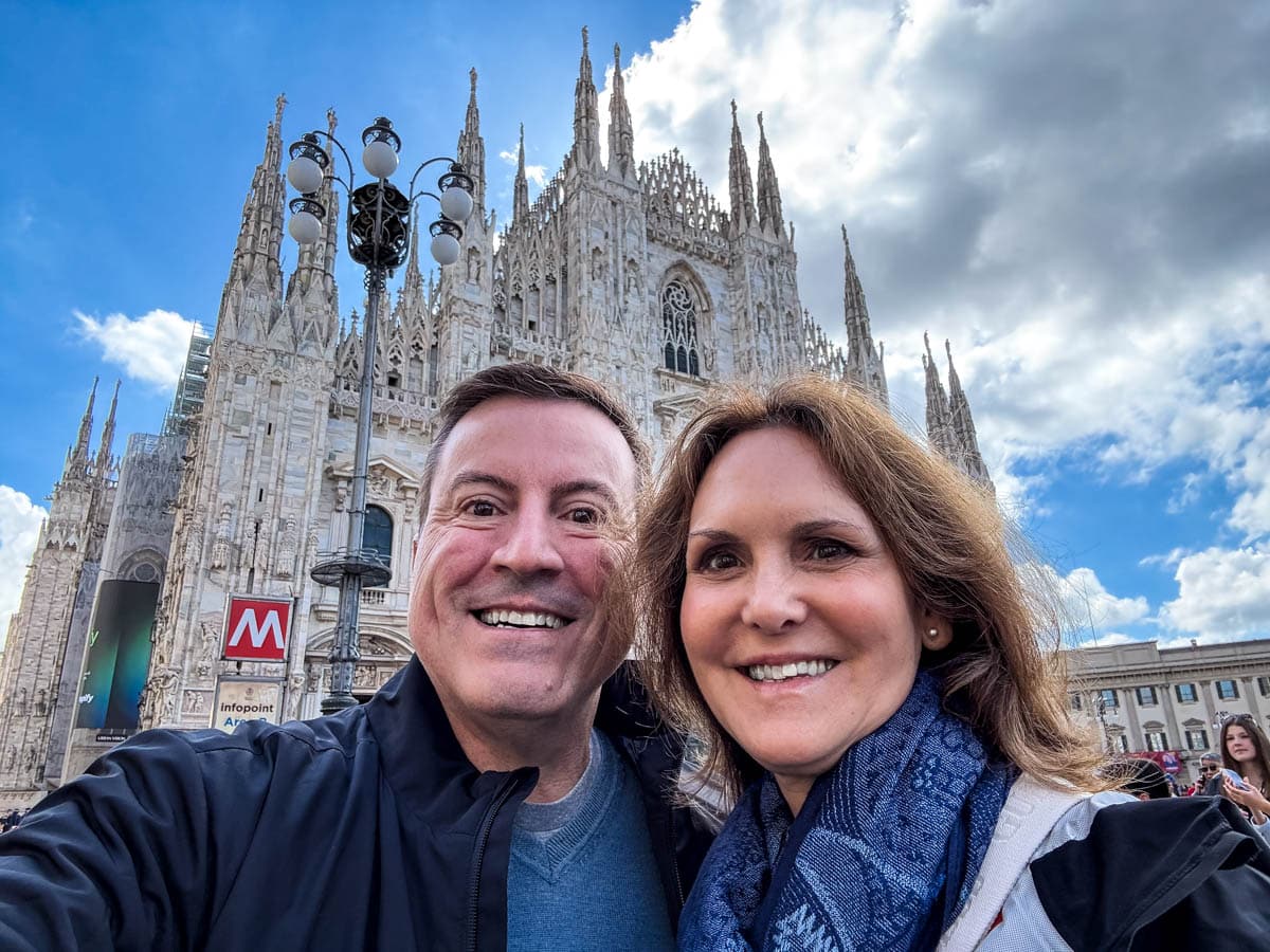 Scott and myself in Milan.