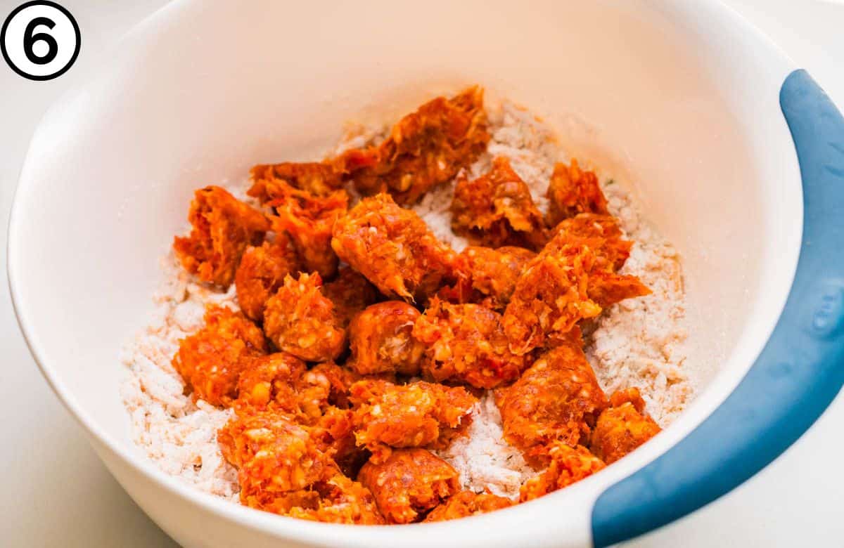 Add sausage to the mix.