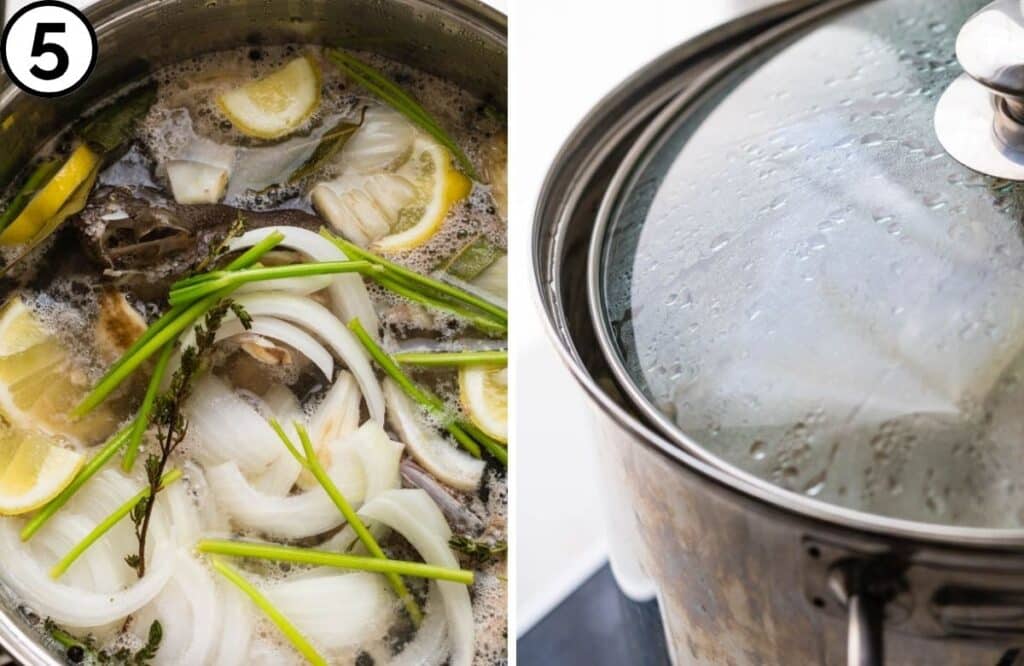 Boiling Fish Stock Homemade Fish Stock | Garlic & Zest