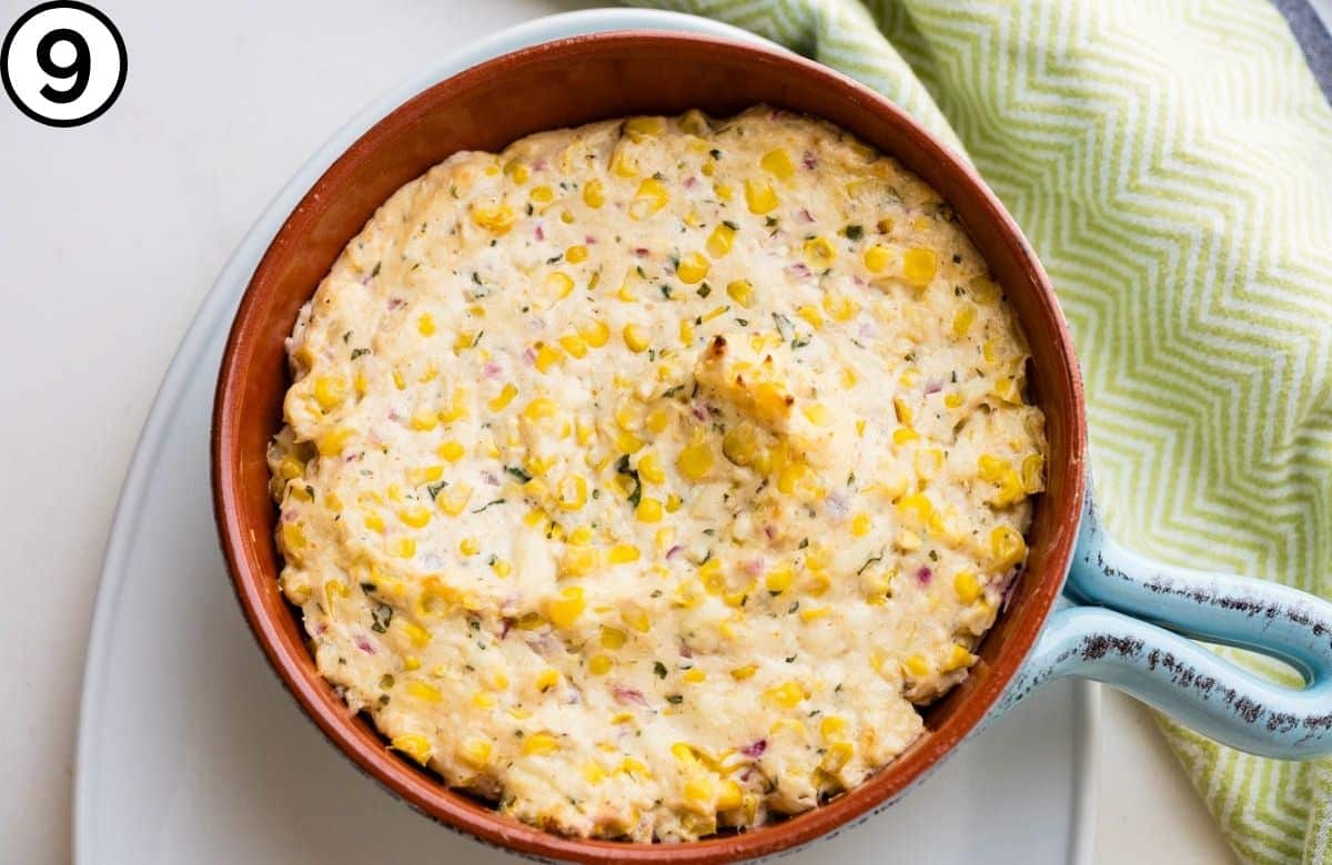 The baked corn dip.