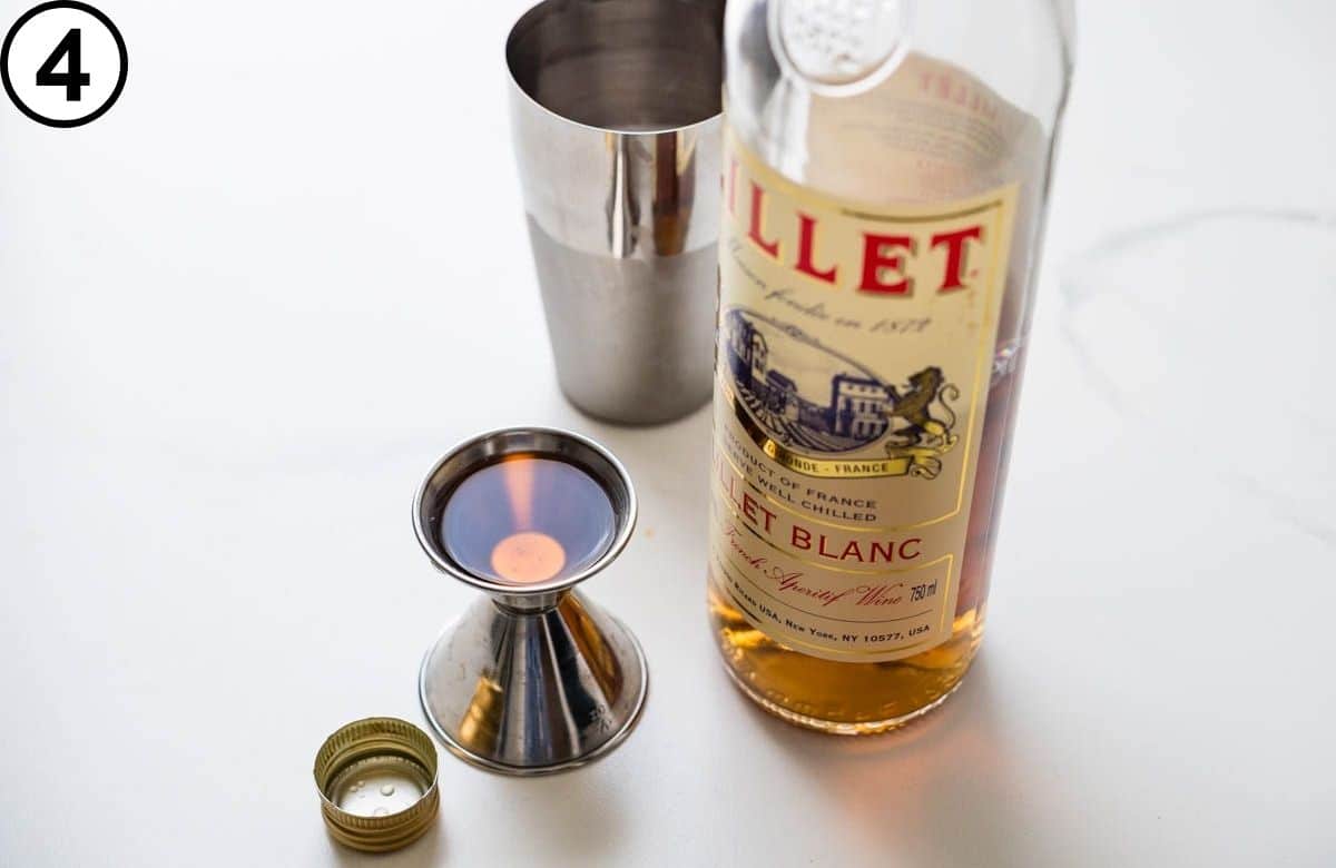 adding Lillet blanc.