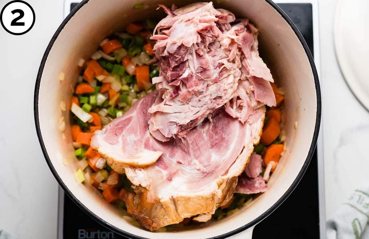 Add the ham bone