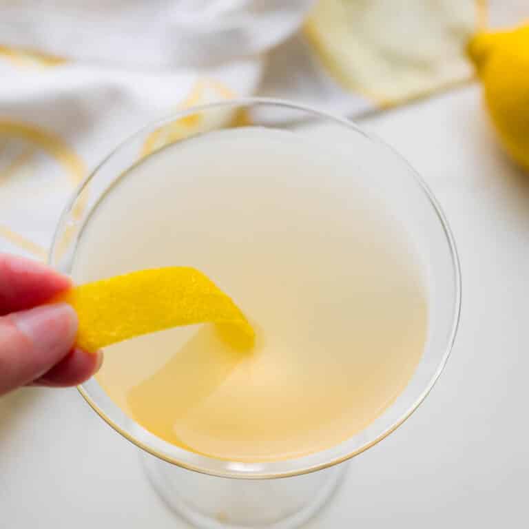 20th century cocktail with a lemon twist.