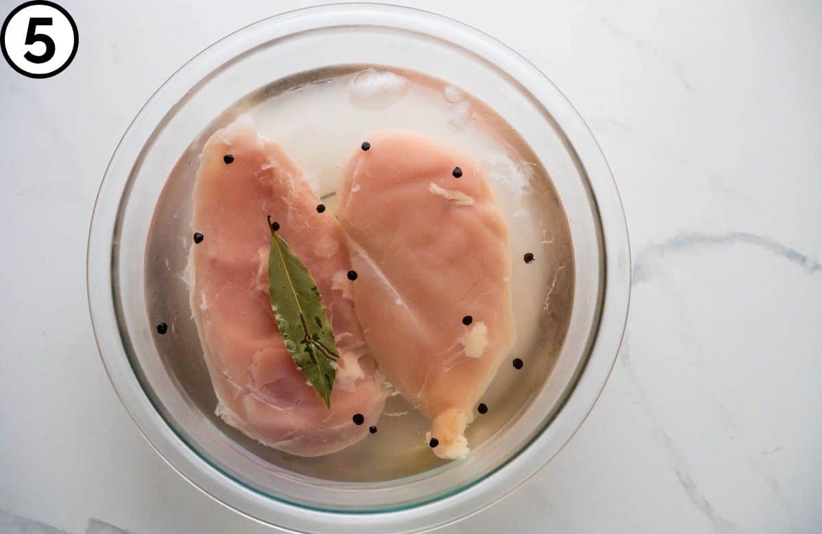 Chicken in the brine.